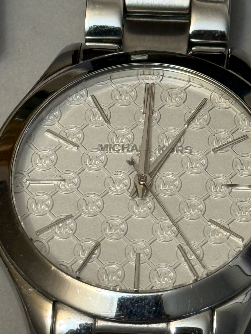 Micheal’s Kors silver wrist watch men’s